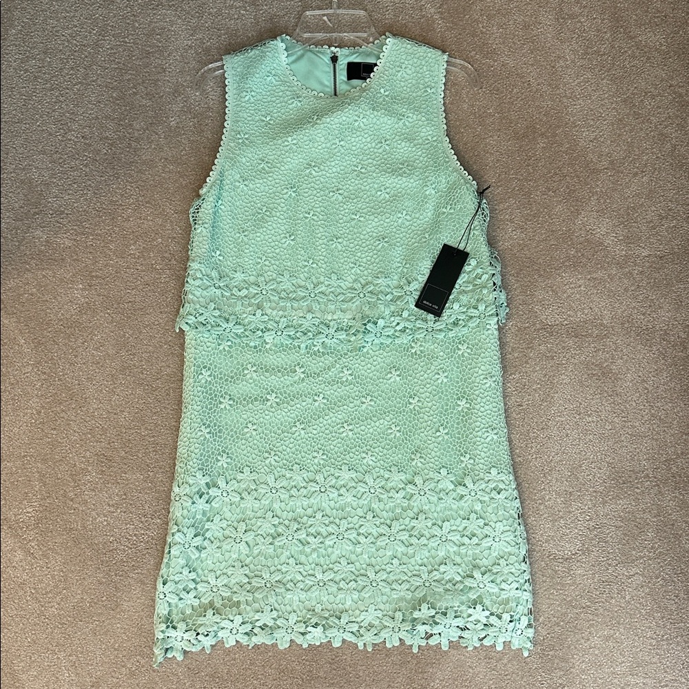 Dolce Vita Mint Floral Lace Dress